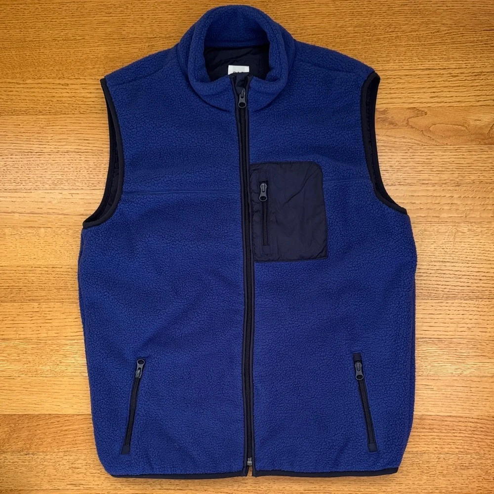 GAP Kids Blue Fleece Vest Youth XXL